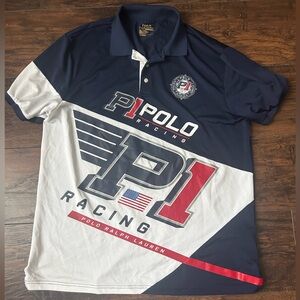 Classic Fit Tech Pique Polo - Size Large